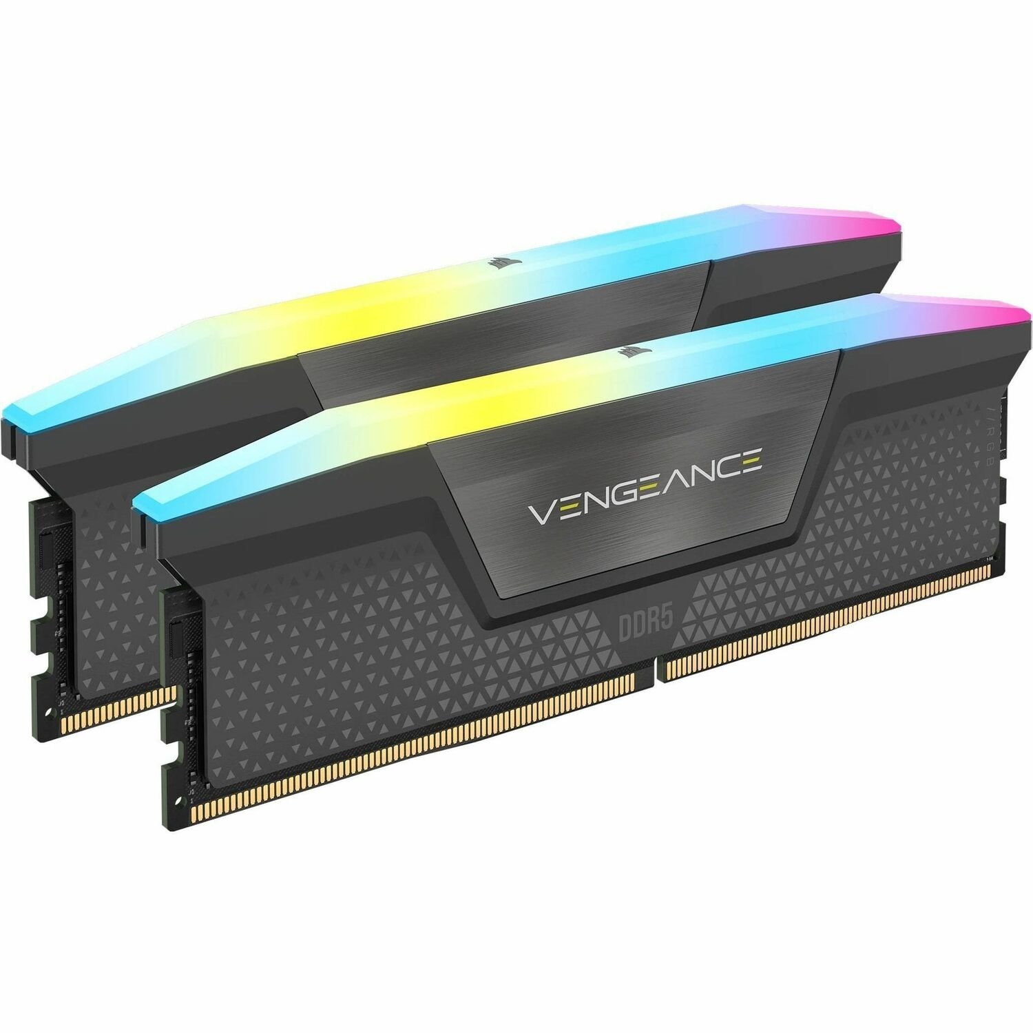 Corsair Vengeance RGB 32GB (2x16GB) DDR5 Udimm 6000MHz C36 1.4V Desktop Gaming Memory Black Mac