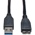 Eaton Tripp Lite Series USB 3.0 SuperSpeed Device Cable (A to Micro-B M/M) Black, 6 ft. (1.83 m)