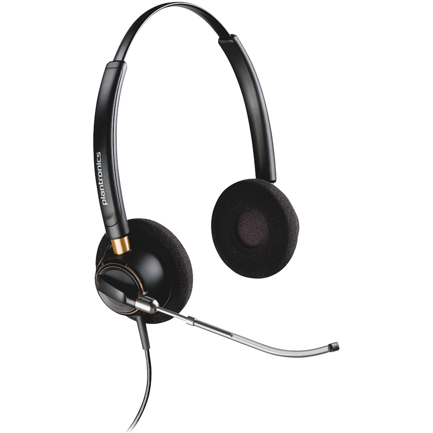 PLANTRONICS ENCOREPRO HW520V OTH CORDED STEREO HEADSET,VOICE TUBE QUICK DISCONNECT