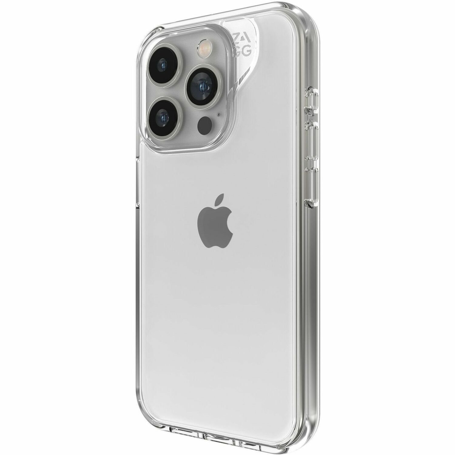 ZAGG Crystal Palace Snap Case for Apple iPhone 15 Pro Smartphone - Clear