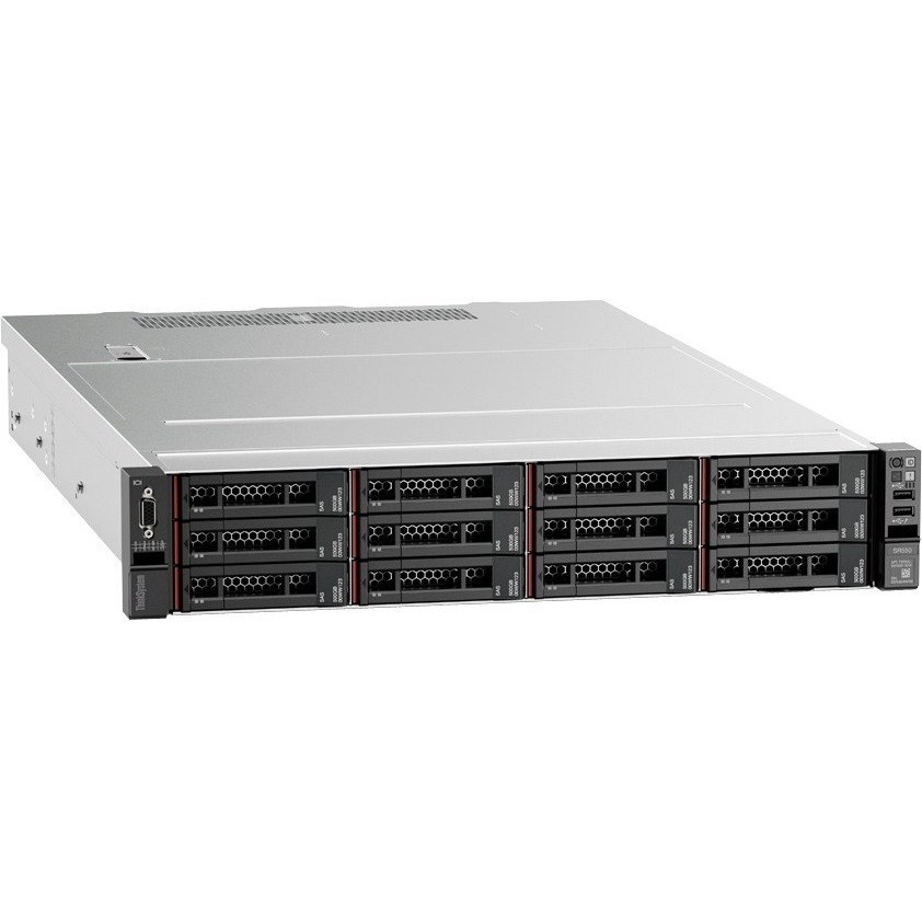 Lenovo ThinkSystem SR550 7X041006AU 2U Rack Server - 1 Xeon Bronze 3104 1.70 GHz - 16 GB RAM - Serial ATA/600 Controller