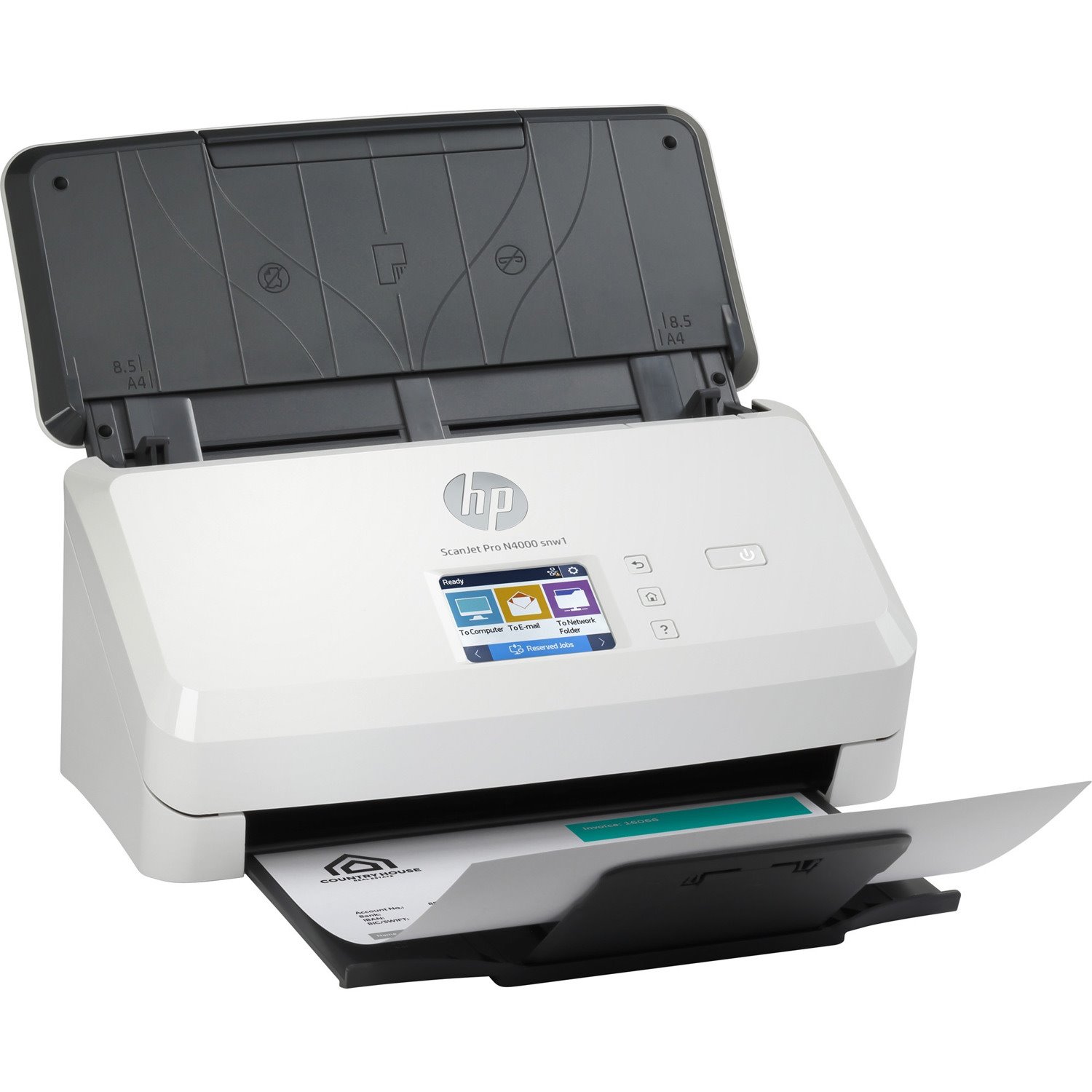 HP ScanJet Pro N4000 Sheetfed Scanner - 600 x 600 dpi Optical