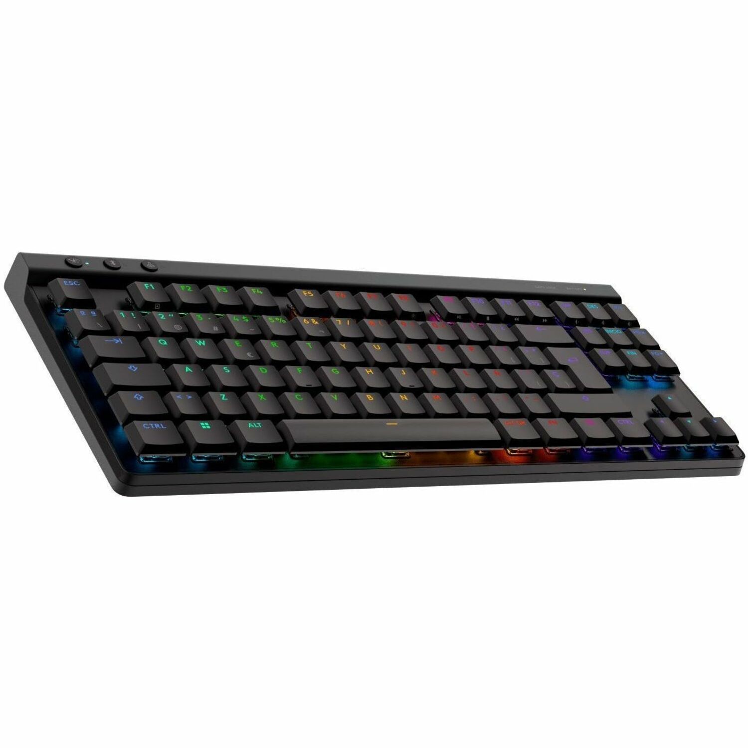 Logitech G G515 LIGHTSPEED TKL Gaming-toetsenbord - Bedraad/draadloos Verbinding - USB type A Interface - RGB LED - Spaans - QWERTY indeling - Zwart