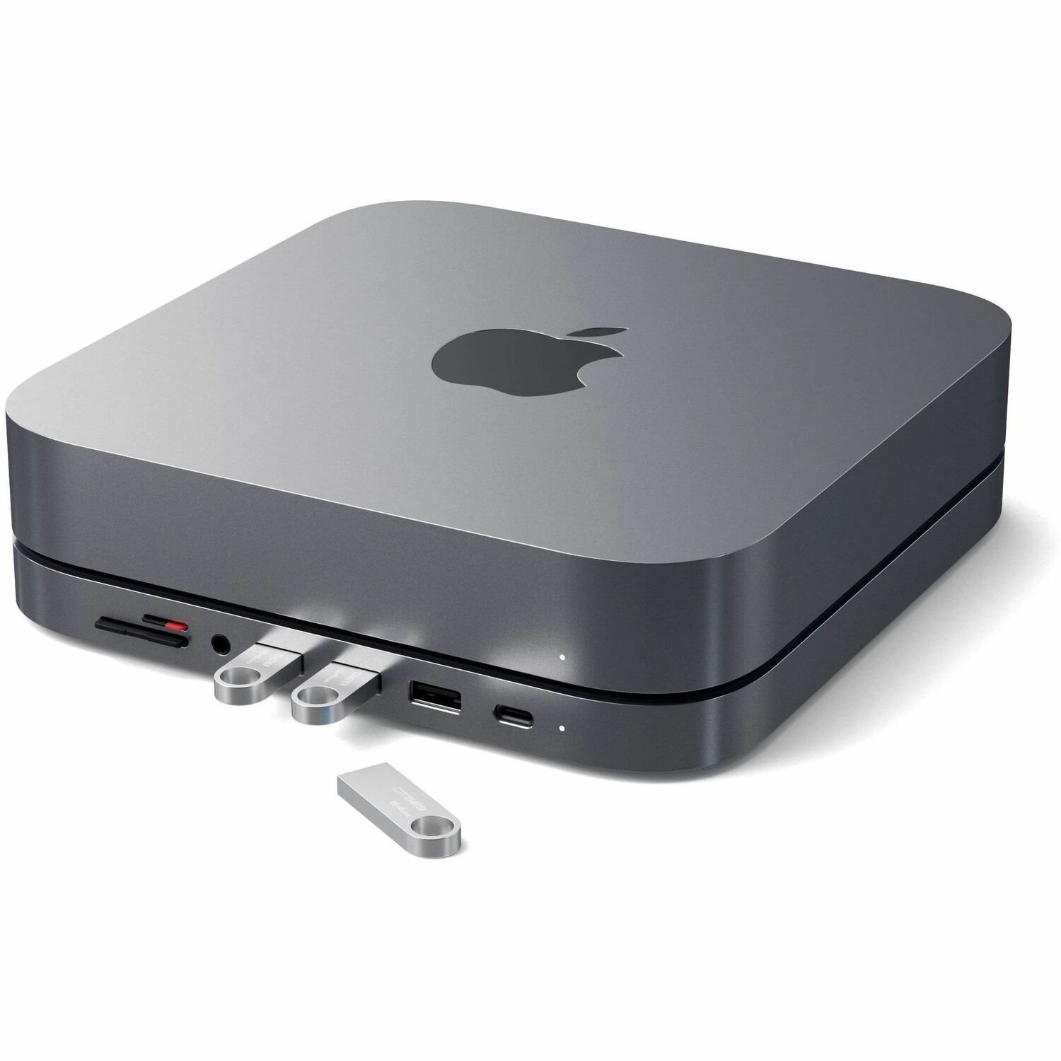 Satechi Type-C Aluminum Stand & Hub for Mac Mini