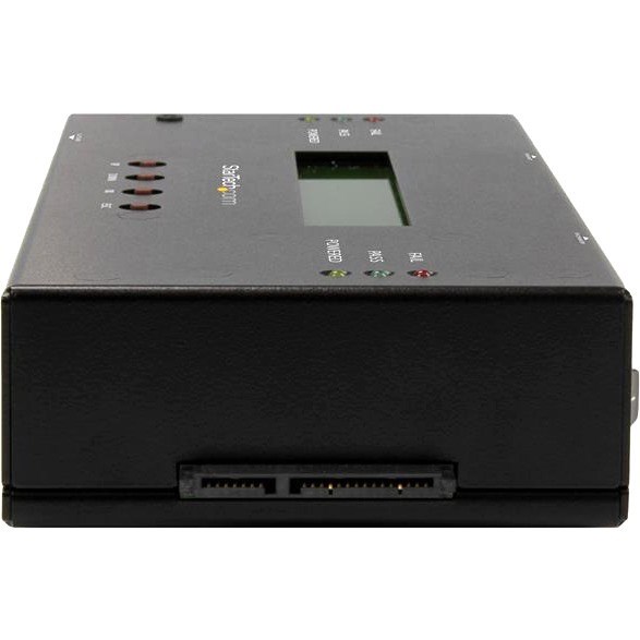 StarTech.com 1:1 Standalone Hard Drive Duplicator and Eraser, SAS/SATA HDD/SSD Cloner/Copier and Disk Eraser/Sanitizer/Wiper, Toolless