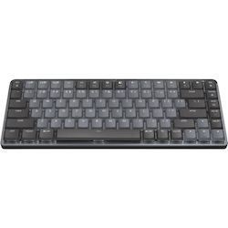 Logitech MX Mechanical Mini Minimalist Wireless Illuminated Keyboard, Clicky Switches, Bluetooth, Graphite