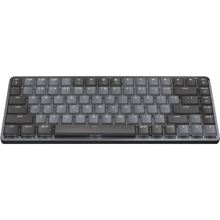 Logitech MX Mechanical Mini Minimalist Wireless Illuminated Keyboard, Linear Switches, Bluetooth, Graphite