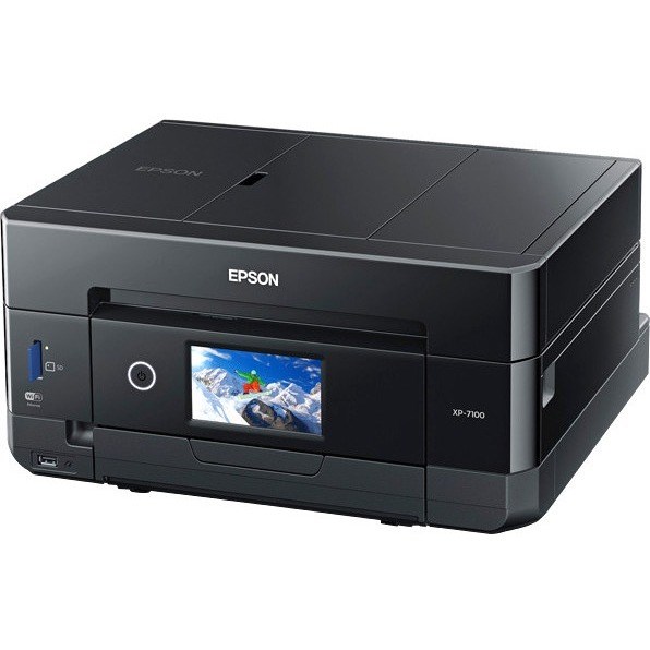 Epson Expression Premium XP-7100 Inkjet Multifunction Printer-Color-Copier/Scanner-5760x1440 dpi Print-Automatic Duplex Print-120 sheets Input-1200 dpi Optical Scan-Wireless LAN-Apple AirPrint-Epson Connect Epson iPrint-Mopria-Epson Email Print