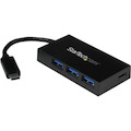 StarTech.com USB C Hub â€" 4 Port USB-C to USB-A (3x) and USB-C (1x) â€" Bus Powered USB Hub â€" USB Type C Hub â€" Port Expander