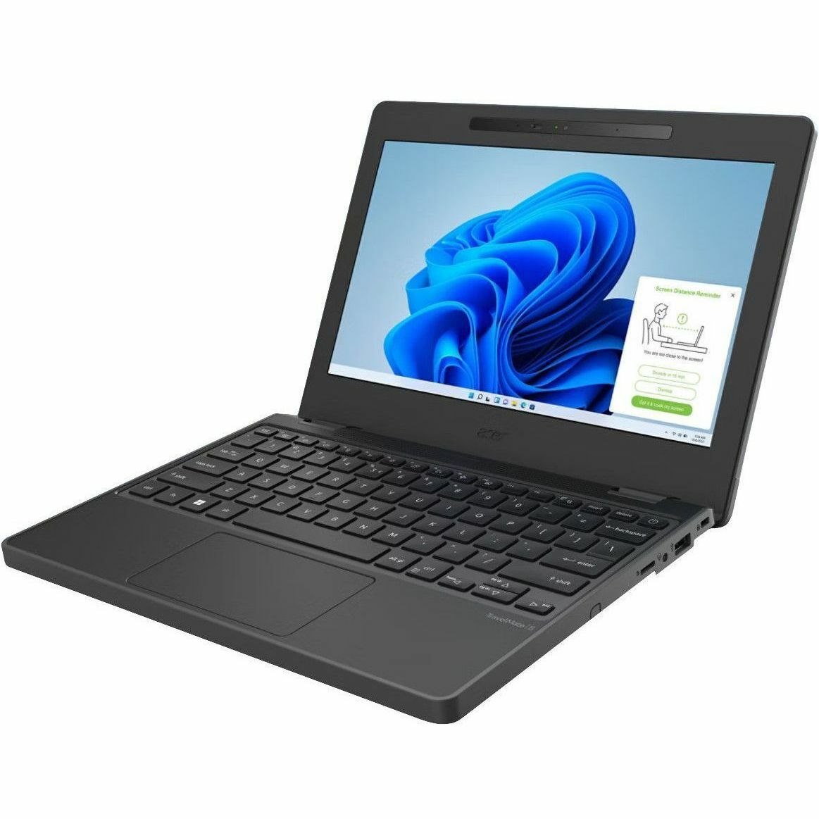 Acer TravelMate B3 11 B311-34T TMB311-34T-P4RD 11.6" Touchscreen Notebook - Full HD - 60 Hz - Intel N-Series N250 - 8 GB - 128 GB SSD - English Keyboard - Black