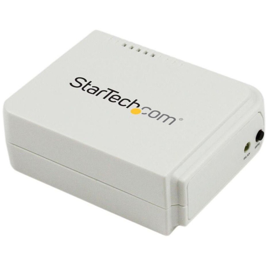 StarTech.com 1-poorts USB Wireless N netwerkprintserver met 10/100 Mbps Ethernet-poort - 802.11 b/g/n