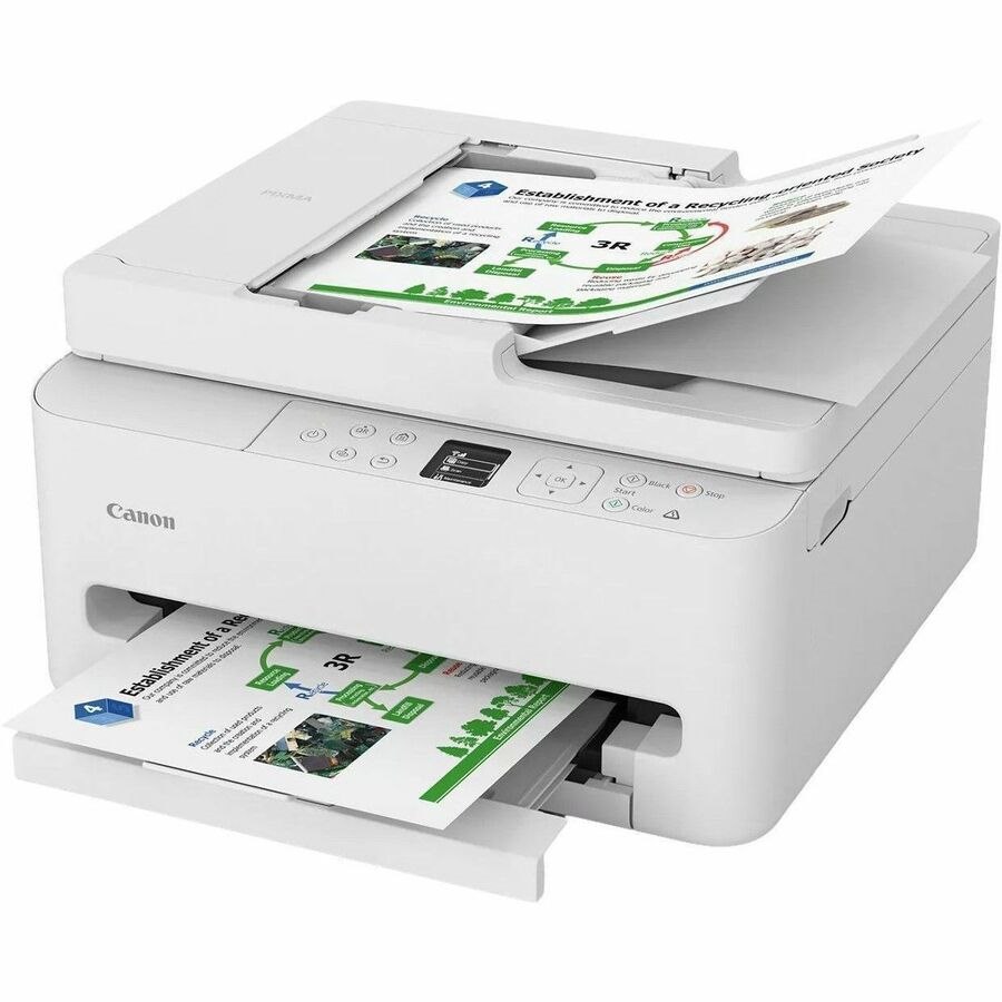 Canon PIXMA TR7120 Wired & Wireless Inkjet Multifunction Printer - Color