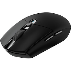 Logitech G305 LIGHTSPEED Wireless Gaming Mouse, HERO Sensor, 12,000 DPI, 6 Programmable Buttons, Black
