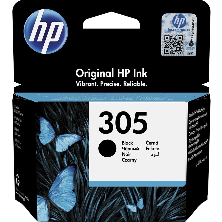 HP 305 Origineel Inkjet Inktcartridge - Zwart Verpakking