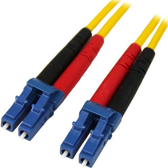 StarTech.com 1m Fiber Optic Cable - Single-Mode Duplex 9/125 LSZH Fiber Jumper Cord - LC/LC