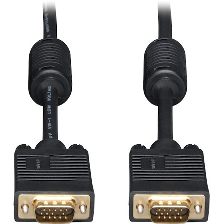 Eaton Tripp Lite Series VGA High-Resolution RGB Coaxial Cable (HD15 M/M), 50 ft. (15.24 m)