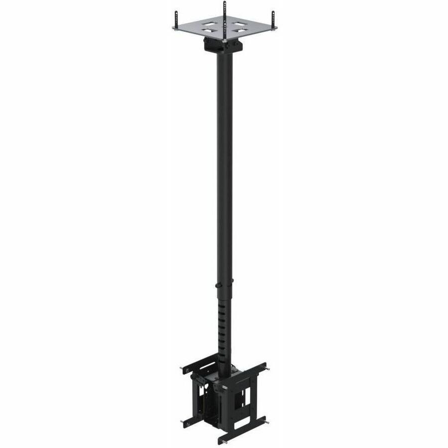 SpacePole Ceiling Mount for Digital Signage Display - Black - Landscape/Portrait