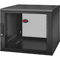APC NetShelter 9U Wallmount Rack Enclosure Cabinet Single Hinged Server Depth