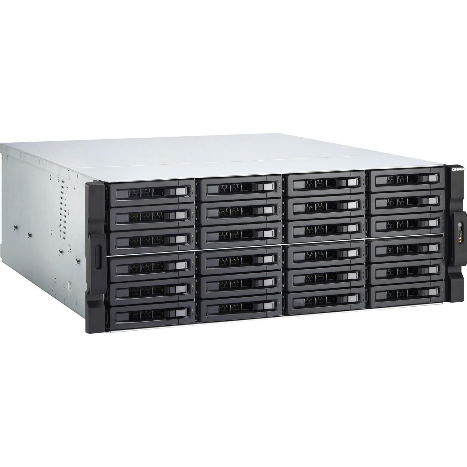 QNAP TVS-2472XU-RP-I5-8G 24 x Total Bays SAN/NAS Storage System - 4 GB Flash Memory Capacity - Intel Core i5 i5-8500 Hexa-core (6 Core) 3 GHz - 8 GB RAM - DDR4 SDRAM - 4U Rack-mountable