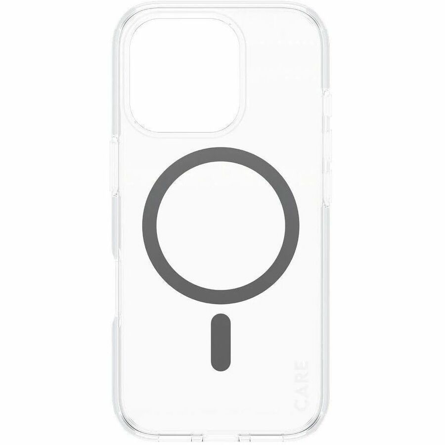 PanzerGlass Care BY ® Flagship Case Transparent Urban Combat W. Black MagSafe iPhone 16 Pro Mobiele Telefoon Behuizingen Hoes Transparant ** New Retail **