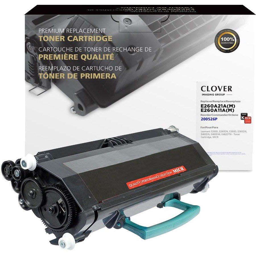 Clover Imaging Remanufactured MICR Toner Cartridge for Lexmark E260/E360/E460/E462