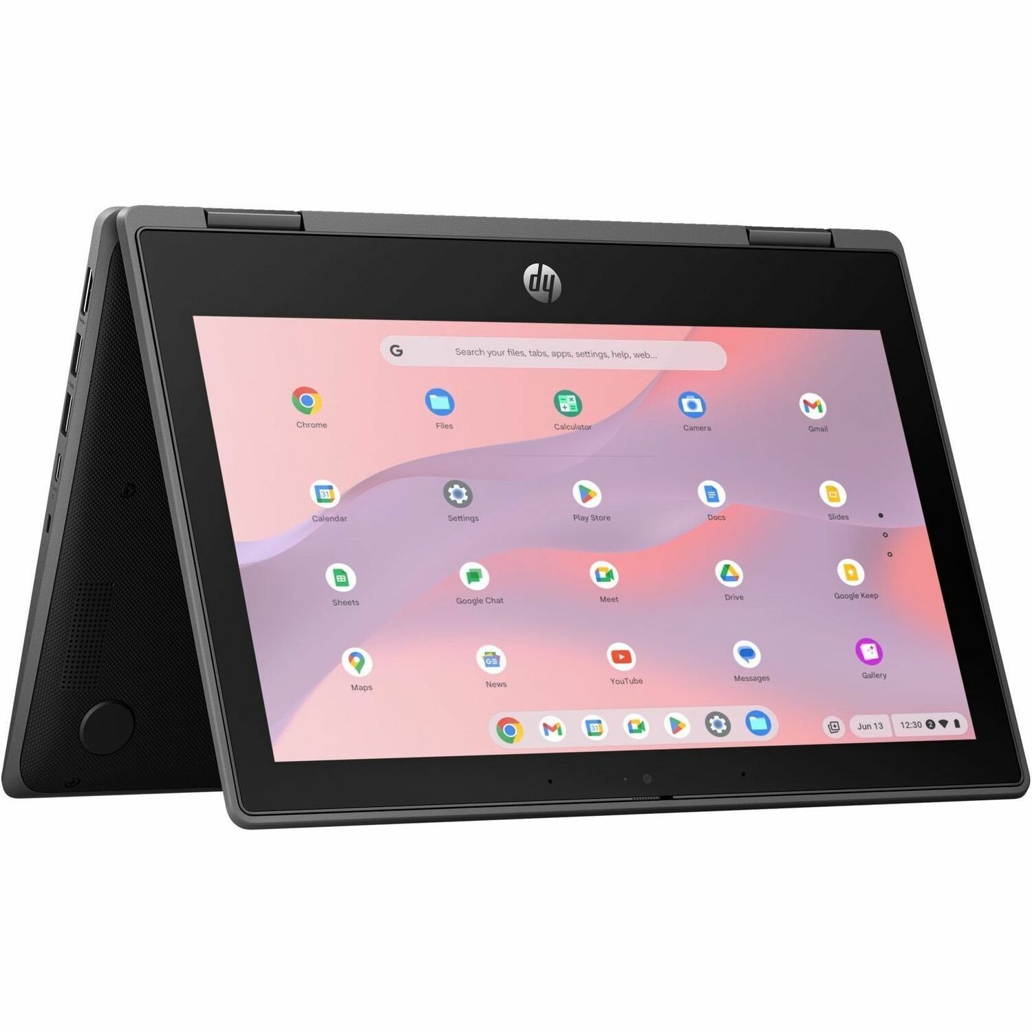 HP Fortis G5 11.6" Touchscreen Convertible 2 in 1 Chromebook - HD - Intel N-Series N200 - 8 GB - 64 GB Flash Memory - English Keyboard - Jack Black