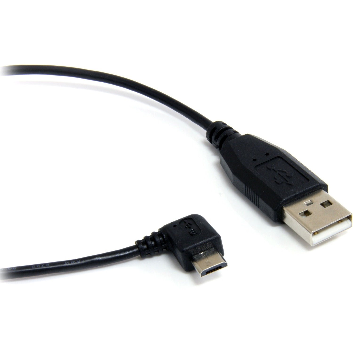 StarTech.com USB cable - 4 pin USB Type A (M) - Right Angle Micro USB Type B (M) - 90 cm