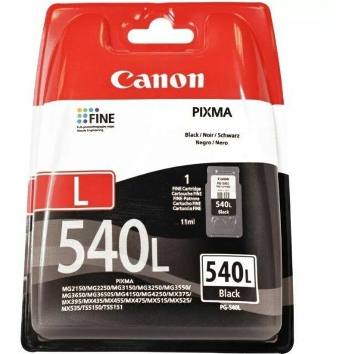 Canon PG-540L Original Large Yield Inkjet Ink Cartridge - Black - 1 Pack