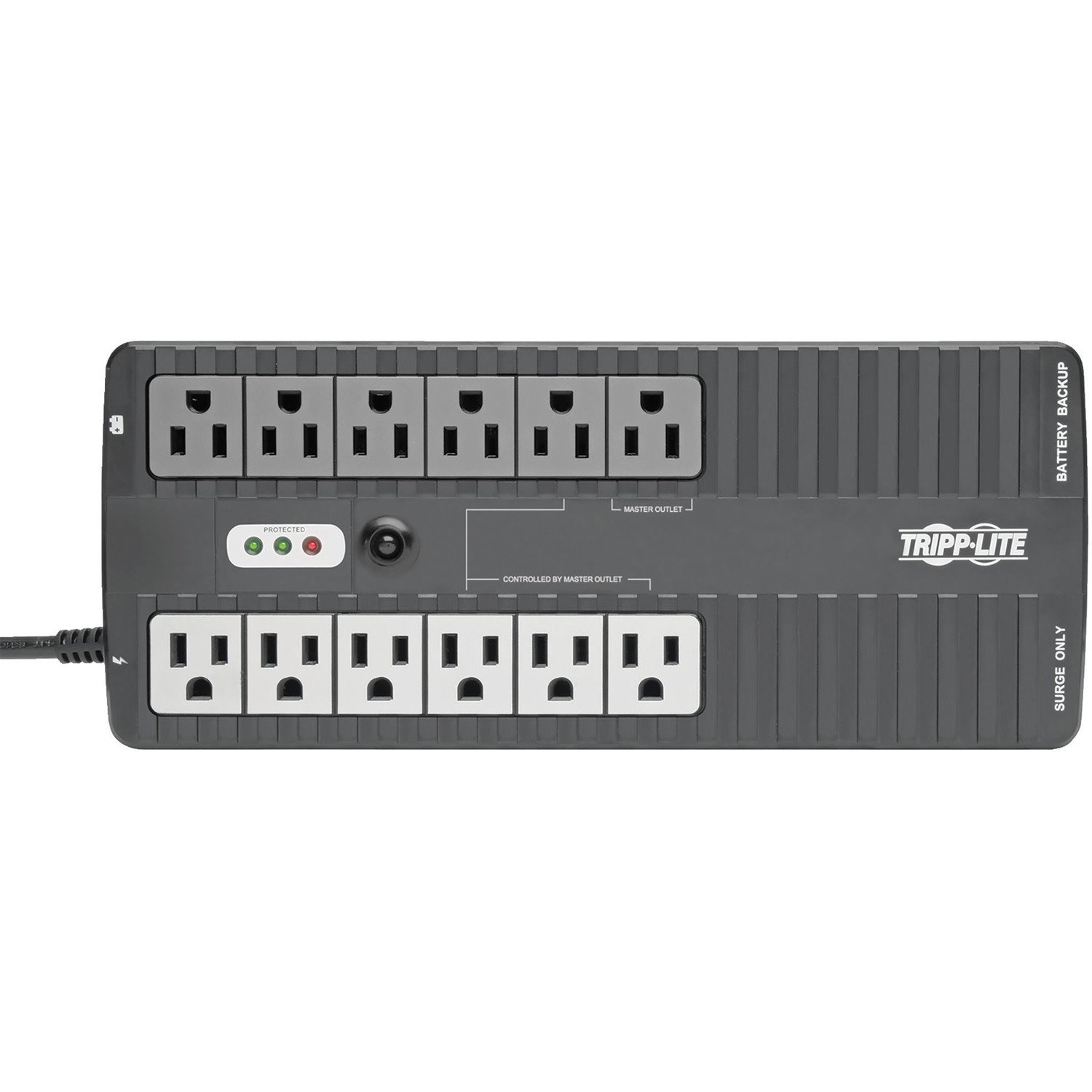 Eaton Tripp Lite Series 750VA 450W Standby UPS - 12 NEMA 5-15R Outlets, 120V, 50/60 Hz, 5-15P Plug, ENERGY STAR, Desktop/Wall