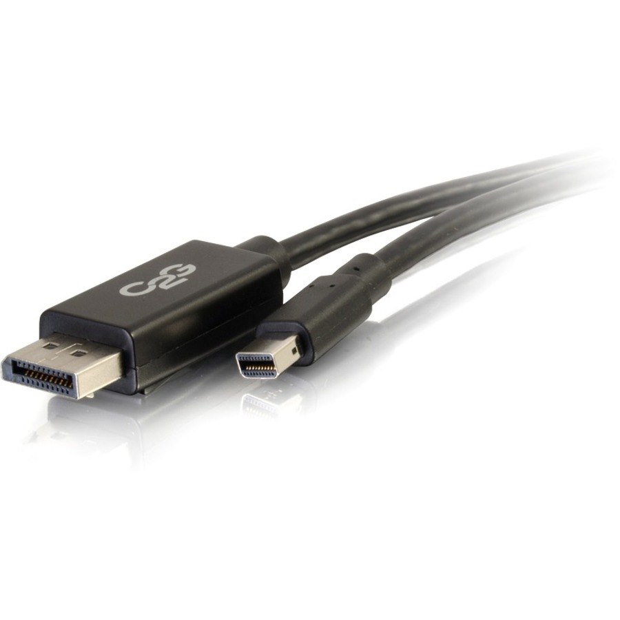 C2G 6ft 4K Mini DisplayPort to DisplayPort Cable - 4K 30Hz - Black - M/M