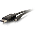 C2G Mini DisplayPort to DisplayPort Adapter Cable - 6ft, 4K 30Hz, Black