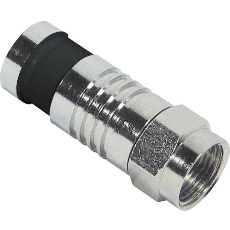 ICC F-Type Compression Connector for RG-6 Cable in 100 Pack