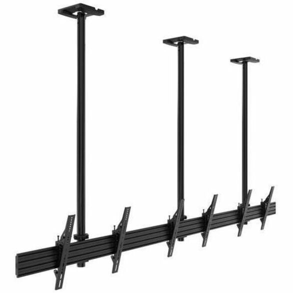 Atdec Ceiling Menu Board Triple Display 3X1 Triple Pole Mount