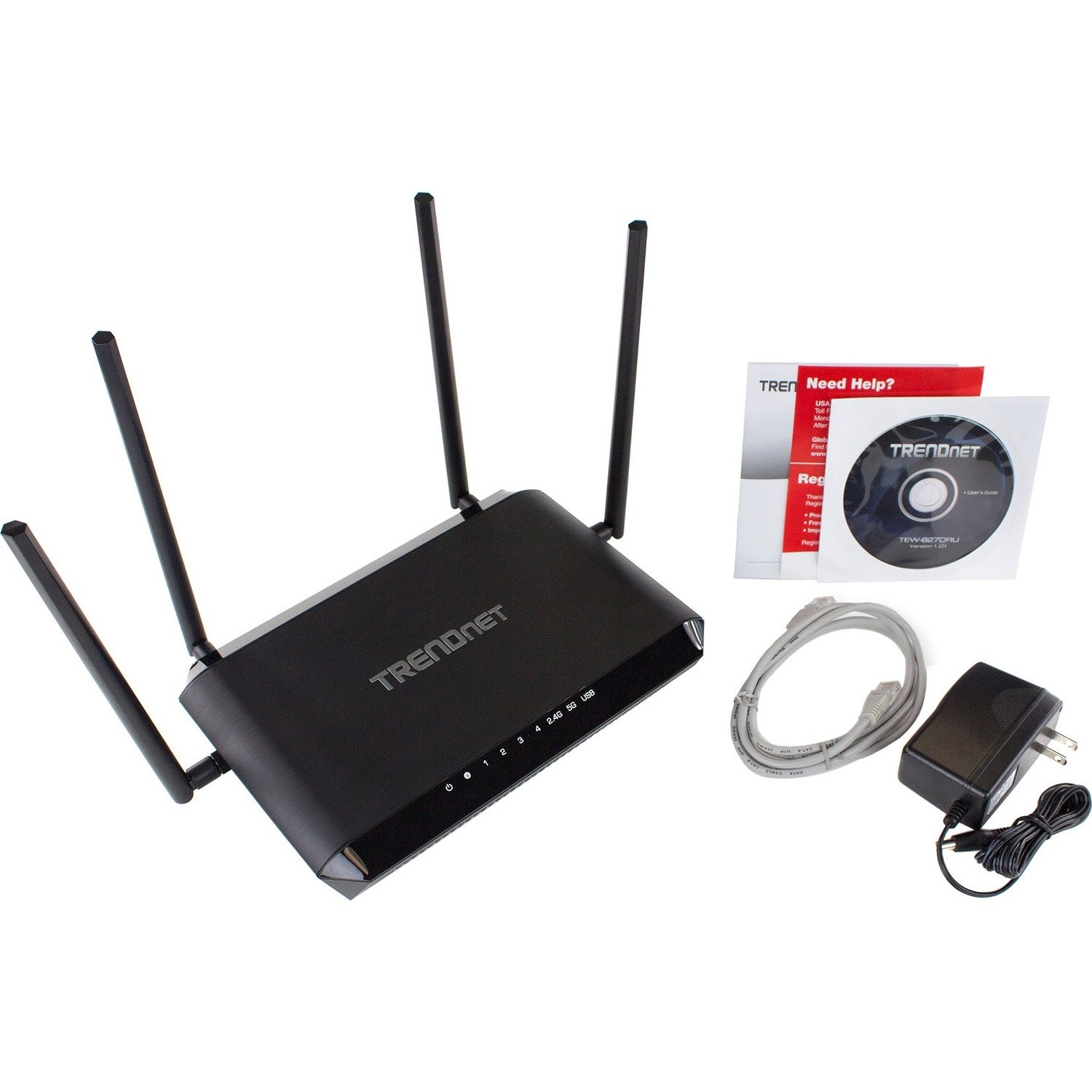 TRENDnet TEW-827DRU Wi-Fi 5 IEEE 802.11ac Ethernet Wireless Router