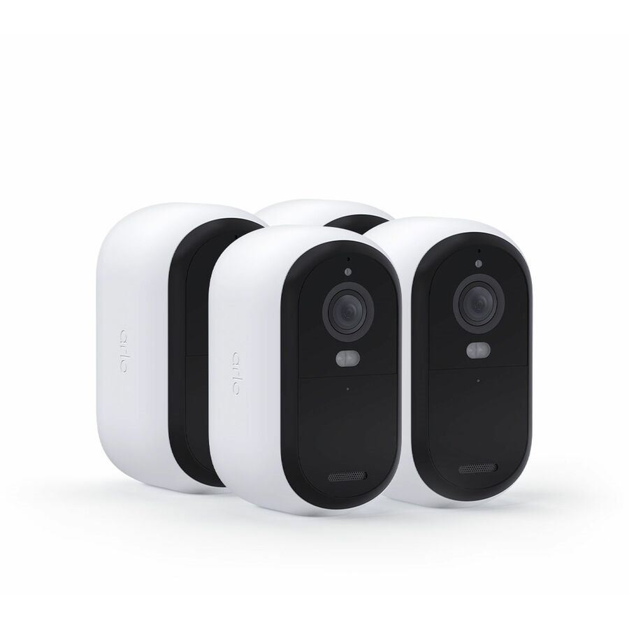 Arlo Essential VMC3450 4 Megapixel Outdoor 2K Network Camera - Colour - 4 Pack - White