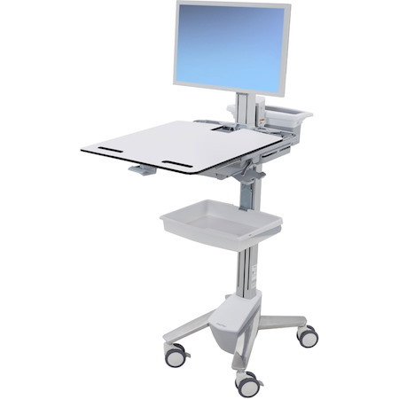 Ergotron StyleView Cart - Sliding Worksurface Full-Featured Medical Cart