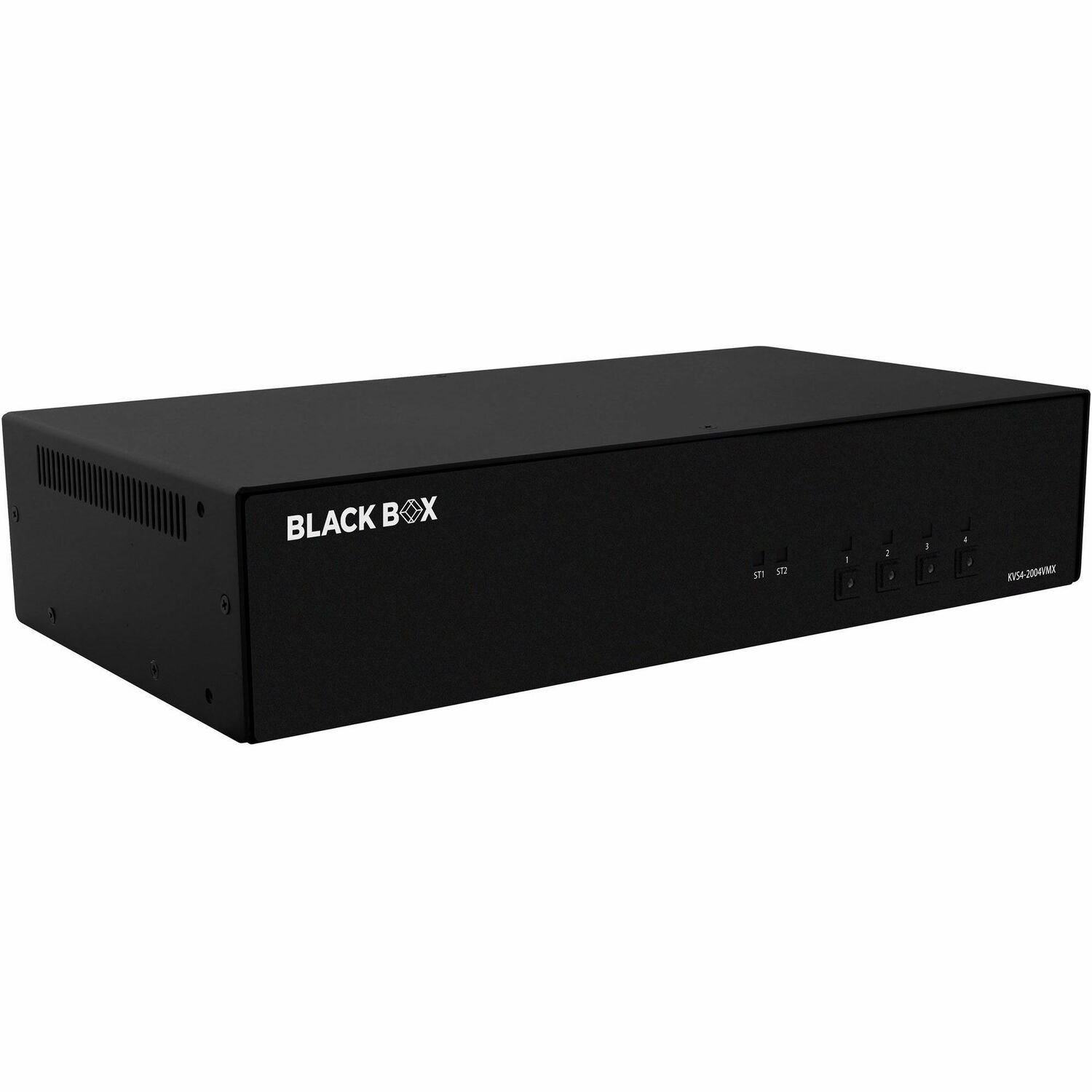 Black Box KVM Switch, NIAP 4.0 Certified - 4-Port, Dual-Monitor, DisplayPort with MST, HDMI Out, CAC