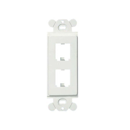 Panduit Mini-Com 2 Sockets Faceplate Insert