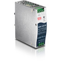 TRENDnet 120 W Single Output Industrial DIN-Rail Power Supply, Extreme -25 to 70 °C (-13 to 158 °F) Operating Temp, Power Supply 120W, DIN-Rail Mount, Overload Protection, Silver, TI-S12048