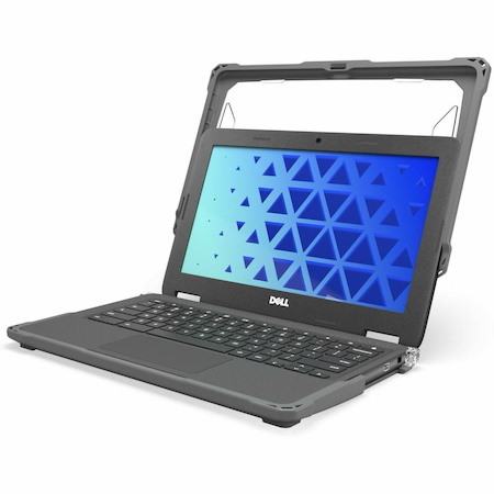 MAXCases Extreme Shell-F3 Slide Case for Dell 3100/3110/3120 Chromebook 2:1 Convertible 11.6" (Gray)