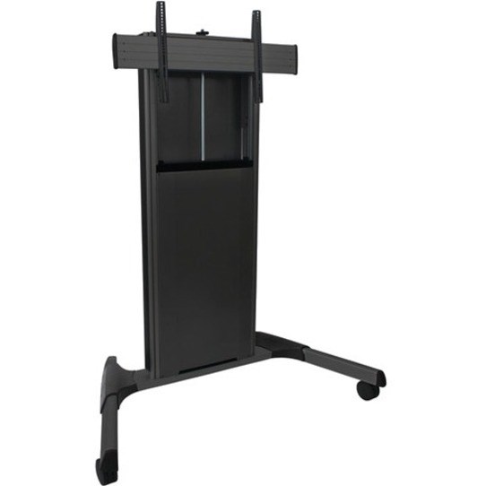 Chief Fusion Ultrawide X-Large Height Adjustable Mobile TV Cart - For Displays 55-100" - Black