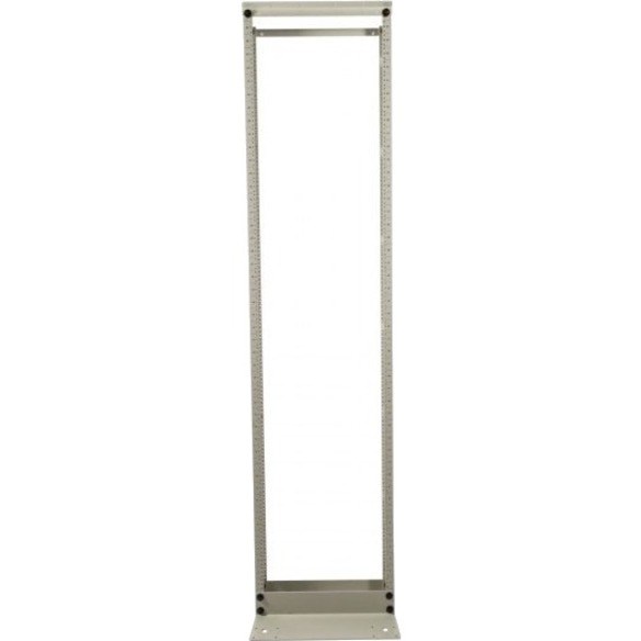 Rack Solutions 25U 2Post Rack with 12-24 Holes (Black)