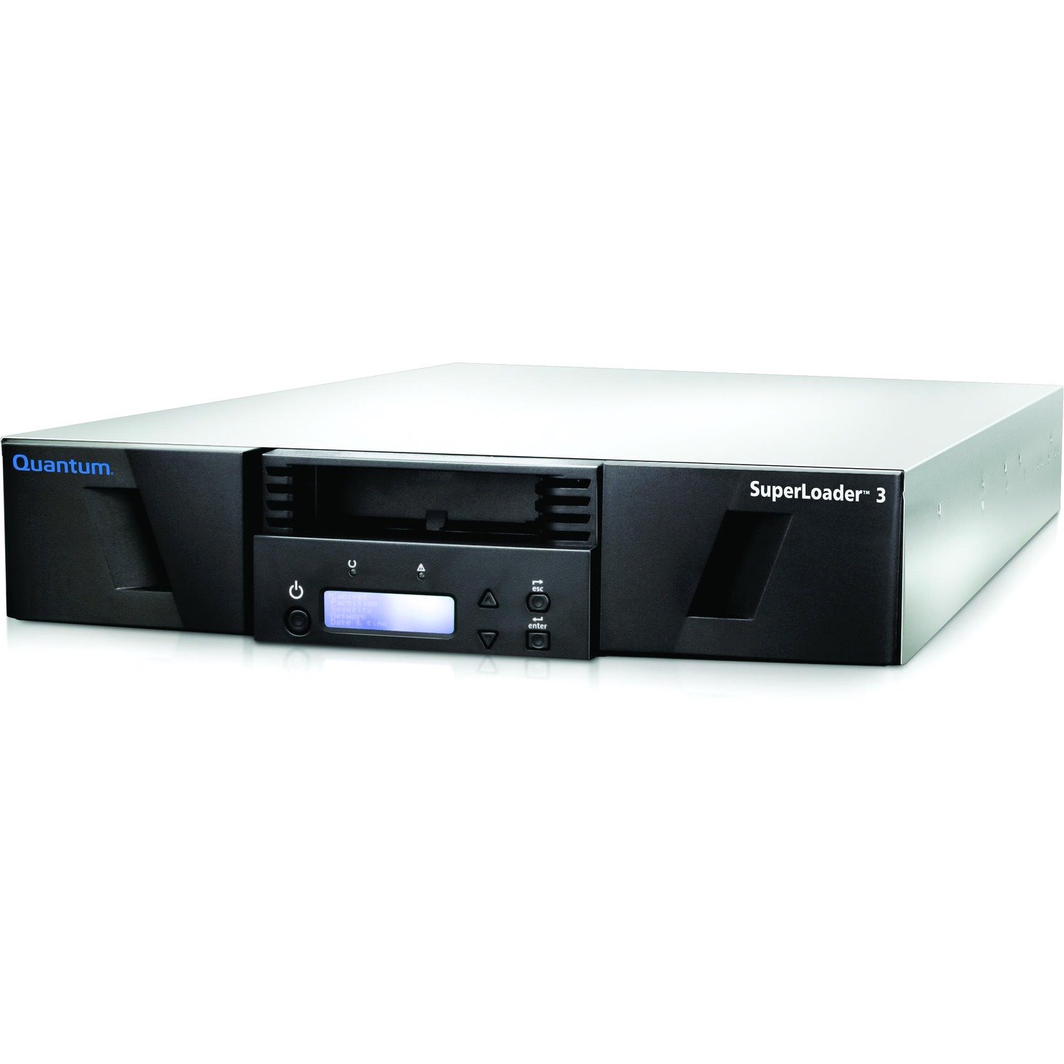 Quantum SuperLoader 3 Tape Autoloader - 1 x Drive/8 x Cartridge Slot - LTO-7 - 2U - Rack-mountable