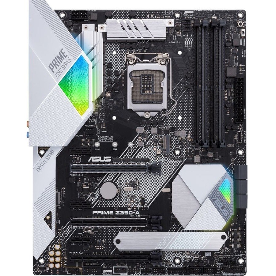 Asus Prime Z390-A Desktop Motherboard - Intel Z390 Chipset - Socket H4 LGA-1151 - Intel Optane Memory Ready - ATX