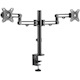 StarTech.com Desk Mount Dual Monitor Arm, Ergonomic VESA Compatible Mount for up to 32" (17.6lb/8kg) Displays, Desk/C-Clamp, Articulating