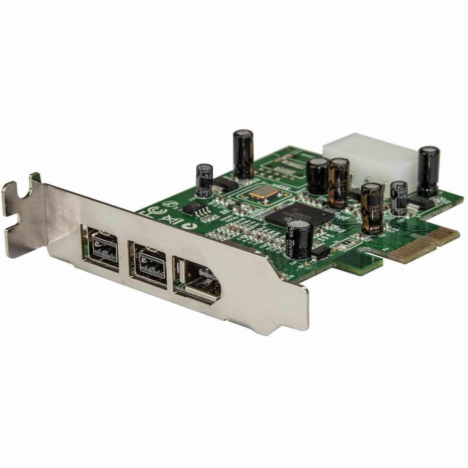 StarTech.com 3-poort 2b 1a Low Profile 1394 PCI Express FireWire Adapterkaart