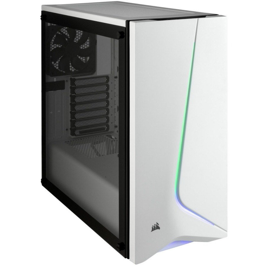 Corsair Carbide SPEC-06 Computer Case - ATX Motherboard Supported - Mid-tower - Tempered Glass - White