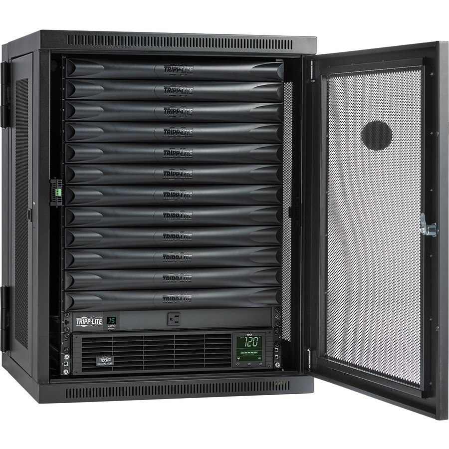 Tripp Lite by Eaton EdgeReady&trade; Micro Data Center - 12U, Wall-Mount, 1.5 kVA UPS, Network Management and PDU, 120V Kit