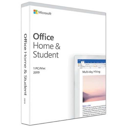 Microsoft Office 2019 Home & Student - Box Pack - 1 PC/Mac