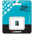 Kingston Canvas Go! Plus 256 GB Class 10/UHS-I (U3) V30 microSDXC - 1 Pack